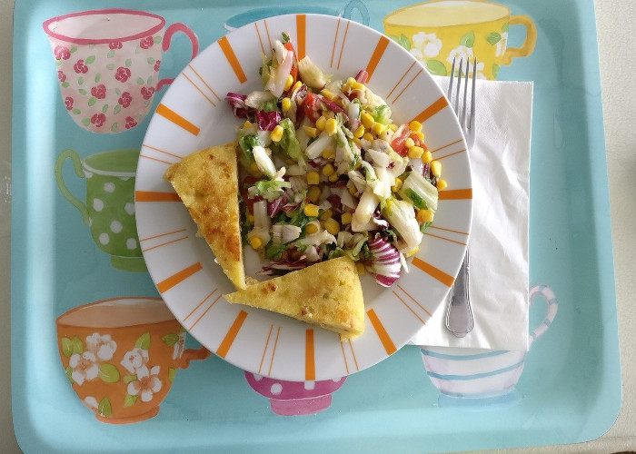 Salada fria