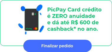 cartão de crédito	da PicPay